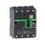 Circuit breaker, ComPacT NSXm 160N, 50kA/415VAC, 4 poles 3D (neutral not protected), TMD trip unit 160A, EverLink lugs thumbnail 4