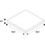 INSTALLATION FRAME, silver-grey, L/W 62.5/62.5 cm thumbnail 2