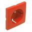 SAF COV PLAT F/EARTH SOCKET (SKO TYPE) ORANGE thumbnail 2
