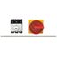 P3 Main switch, 80 A,Rear mounting, 3 pole, Form M4/SVB, Red, Door cou thumbnail 6