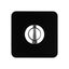 Ring button square Piccolo Piazza ws Black thumbnail 1