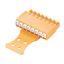 PCB plug-in connector, female plug, 3.81 mm, Number of poles: 5, 180°, PUSH IN with actuator, Clamping range, max. : 1.5 mm², Box thumbnail 4
