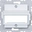 Central plate for RDM single module, A.x/C.x/S.x/B.x/Q.x/K.x matte white thumbnail 1
