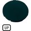 M22-XD-S-GB3 Button plate, flat black, UP thumbnail 2