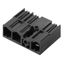 PCB plug-in connector, male header, closed side, Middle flange, THT solder connection, 10.16 mm, Number of poles: 3, 90°, Solder pin length (l): 3.5 mm, silver-plated, black, Box thumbnail 2