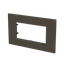 Frame - 1-gang / 4-modules - Niessen logo - Anthracite thumbnail 2