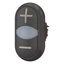 M22S-DDL-S-X4/X5 Double actuator pushbutton, RMQ-Titan, Actuators and indicator lights non-flush, momentary, White lens, black, black, inscribed, Bezel: black thumbnail 3