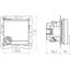 SCHUKO wall socket, single-wall + locking, plug-in, A.x/C.x light white matte thumbnail 2