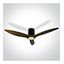 DARK WOOD BLACK CEILING FAN 25W LED 22W CCTV IP20 230V thumbnail 1