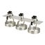 KALU RECESSED 1 QRB111, 3 spots, alu brushed, 3x QRB111, max. 3x 50W thumbnail 2