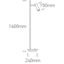 WHITE SPOT 3W + 8W WW FLOOR LAMP IP20 230v thumbnail 2