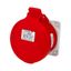 Socket 32A/400V 5-pole IP44 built-in direct thumbnail 2
