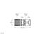 Field-Wireable Connector Female M23 × 1, Straight   FW-CRKSM1717-P-C-0315 thumbnail 2