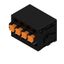 Printed circuit board terminals, 5.08 mm, Number of poles: 4, 90°, Solder pin length (l): 3.5 mm, tinned, black, PUSH IN with actuator, Clamping range, max. : 2.5 mm², Box thumbnail 3