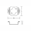 L 70 B 90 H 21 colour: white thumbnail 3