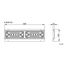 Push through gland plate IP20C, IL001/006/009/036,widths 2-5 thumbnail 2