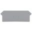 End and intermediate plate 2.5 mm thick gray thumbnail 2