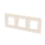 Frame 3-gang - Niessen logo - White thumbnail 2