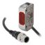 Photoelectric sensor, rectangular housing, stainless steel, red LED, b E3AS0085C thumbnail 1
