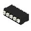 Printed circuit board terminals, 5.08 mm, Number of poles: 5, 90°, Solder pin length (l): 1.5 mm, black, PUSH IN with actuator, Clamping range, max. : 1.5 mm², Tape thumbnail 3