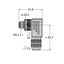 Field-Wireable Connector Male Connector M12 × 1, Angled   BMSWS8251-8.5 thumbnail 2