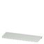Blanking strip 12 MW gray with increased flame protection for SIMBOX thumbnail 1