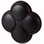 M22S-D4-S Position pushbutton, RMQ-Titan, Actuators non-flush, momentary, 4-fold, opposing pushbuttons not mechanically interlocked, Bezel: black thumbnail 1