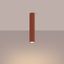 SURFACE-MOUNTED CYLINDRICAL TUBE WITH ELEGANT PATTERN, CARBON SERIES RED OCHRE GU10 thumbnail 7