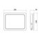 LED Floodlight Slim 50W 6500K thumbnail 2