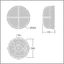 EYE CR LED950-830 HF S ANT - Wall mounted LED luminaire thumbnail 3