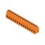 Printed circuit board terminals, 5.08 mm, Number of poles: 14, 90°, Solder pin length (l): 3.5 mm, tinned, orange, Clamping yoke connection, Clamping range, max. : 2.5 mm², Box thumbnail 3