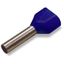 Twin ferrule only for 811 series Sleeve for 2 x 6 mm / AWG 10 insulate thumbnail 4