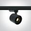 BLACK 6W TRACK SPOT WW IP20 230V DARK LIGHT thumbnail 1