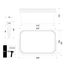 Quick mounting bracket - flat USMP-2 BOX, 600 pcs. thumbnail 2