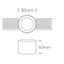 WHITE TRIMLESS GU10 10W DARK LIGHT thumbnail 2