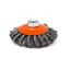 Bevel brush  for angle grinder, M14,100mm (twisted wire) thumbnail 1