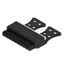 PCB plug-in connector, female plug, 3.81 mm, Number of poles: 10, 180°, PUSH IN with actuator, Clamping range, max. : 1.5 mm², Box thumbnail 1