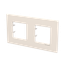 Frame 2-gang - Niessen logo - White thumbnail 2