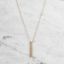 NECKLACE / VERTICAL / CROSS / BRASS thumbnail 1