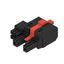 PCB plug-in connector, female plug, 7.62 mm, Number of poles: 2, 180°, PUSH IN with actuator, PUSH IN without actuator, Clamping range, max. : 10 mm², Box thumbnail 2