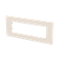 Frame - 1-gang / 7-modules - Niessen logo - White thumbnail 2
