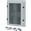 XTMPN4FCC-H550W425 Front cover for NZM4, fixed, HxW=550x425mm, IP55, grey thumbnail 1