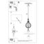 HANGING LAMP ARANCIA NATURAL WOOD E27 1X60W IP20 thumbnail 5