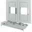 XM2N43W08C-XR Front plate, 2xNZM4, 3p, withdrawable + remote operator, W=800mm, grey thumbnail 5