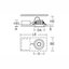 TURIA L, 4,8 W, 220 lm, 765, black, on/off Recessed ceiling luminaires thumbnail 4
