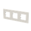 Frame 3-gang / 2+2+2-modules - ABB logo - S - Dune thumbnail 2