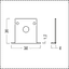SUP2 TRACK U SF END PLATE WH - End cap thumbnail 2