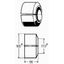 WC cover 110x165x50 two-piece, white thumbnail 2