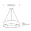 WHITE PENDANT LED 42W WW IP20 230V thumbnail 3