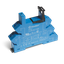 Blue terminal connection foot 110–125VUC for 35mm rail, 41.52/61/81 (93.52.0.125) thumbnail 1